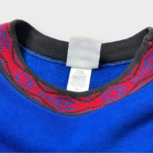 Vtg 90s LA Gear Big Logo Sweatshirt, Knit Collar, 2-Sided, L.A. 80s, USA M - Picture 7 of 7